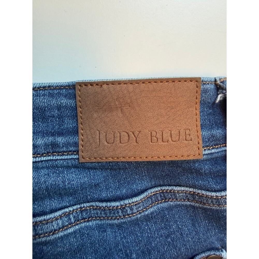Judy Blue Womens Dad Jeans Size 22W Blue Stretchy Straight Leg High Rise - Picture 6 of 12